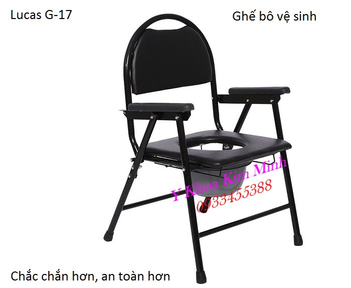 Lucas G-17 Patient Chair ghế ngồi vệ sinh người bệnh người già - Y Khoa Kim Minh