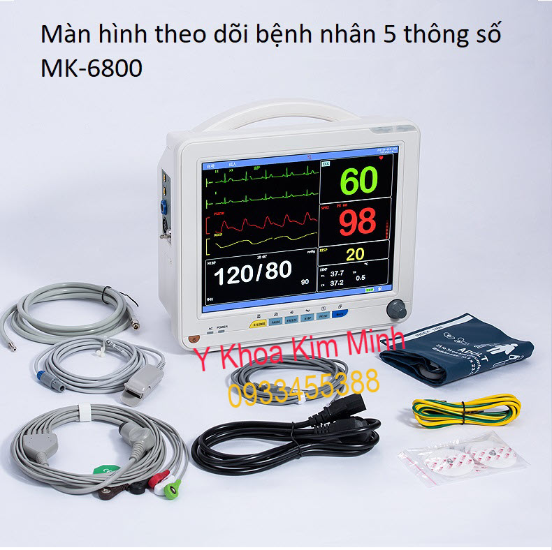 Monitor theo dõi bệnh nhân 5 thông số bán ở Y Khoa Kim Minh