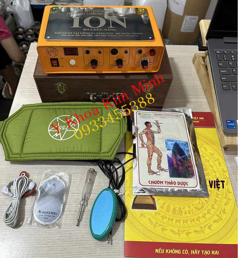 Máy ion quân đội Z755 bán ở đại lý Y Khoa Kim Minh