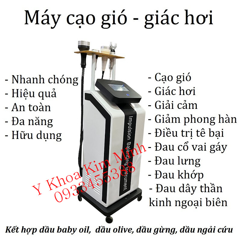 Máy cạo gió giác hơi 4 chức năng