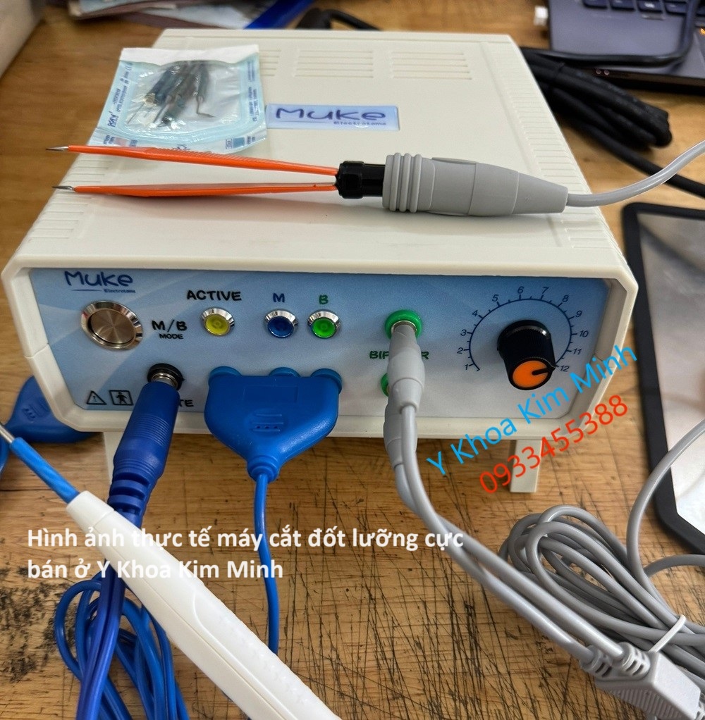 Máy cắt đốt lưỡng cực y tế Muke 100W bán giá sỉ ở Y Khoa Kim Minh