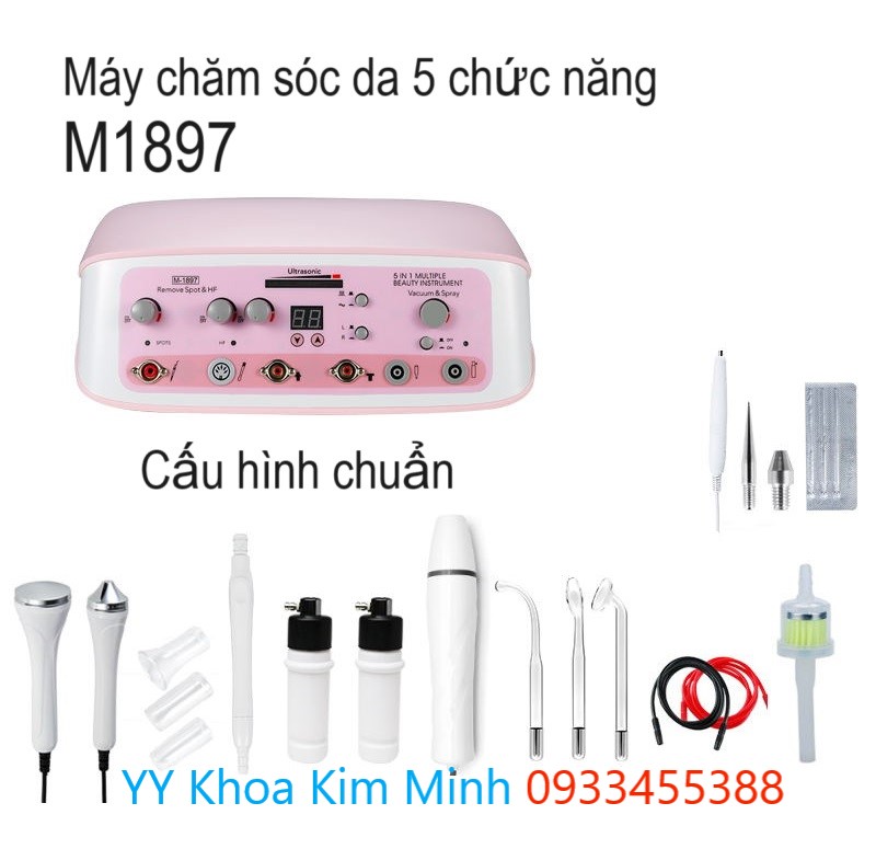 Máy chăm sóc da mặt đa năng cấu hình chuẩn