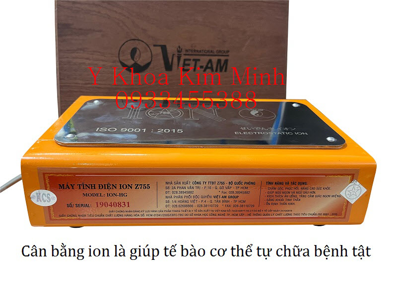 Máy ion quân đội Z755 bán ở Y Khoa Kim Minh chính hãng