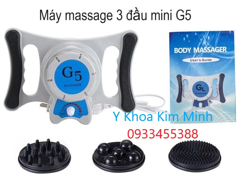Máy mat xa mini 3 đầu G5 bán ở Tp.HCM