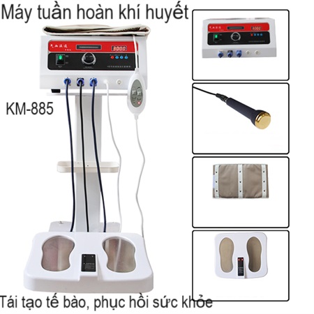 Máy tuần hoàn khí huyết, giảm đau, giảm béo, làm dẹp da KM-885