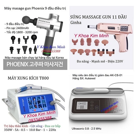 Máy massage gun, máy xung điện, máy châm cứu bán ở Tp.HCM