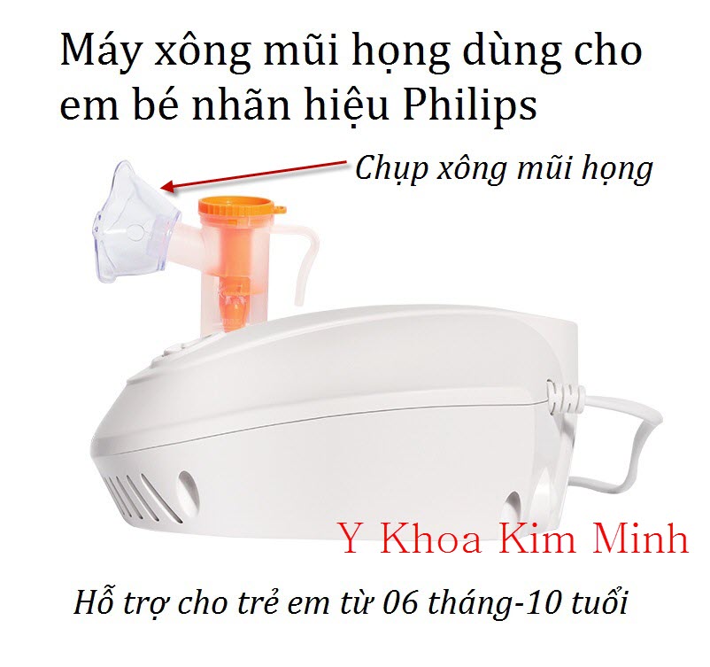 Máy xông mũi em bé Philips