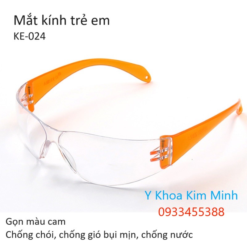Mắt kính trẻ em đi đường KE-024 gọng màu cam
