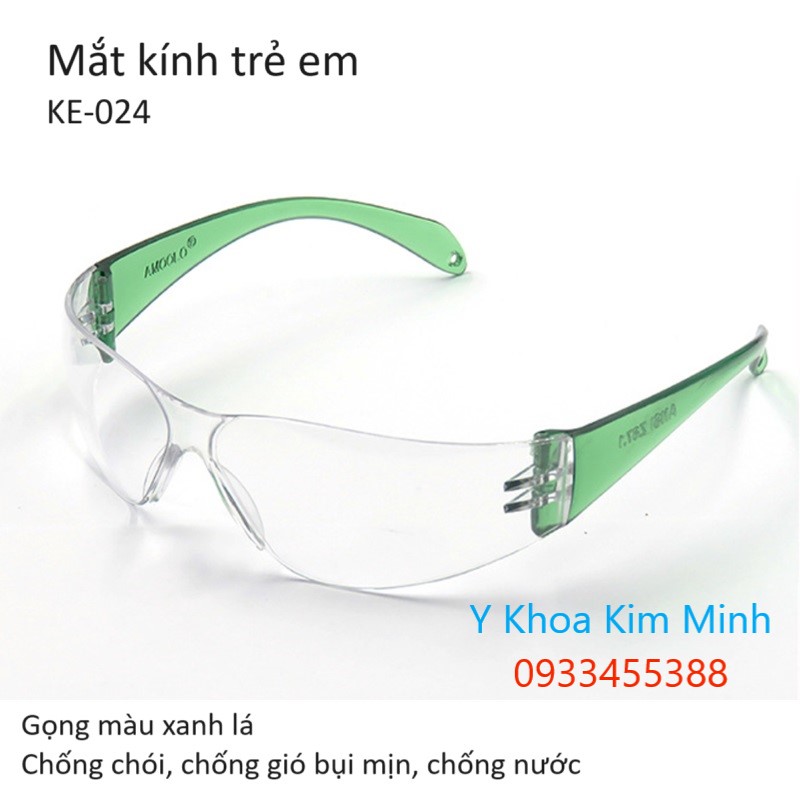 Mắt kính đi đường trẻ em KE-024 gọng màu xanh lá