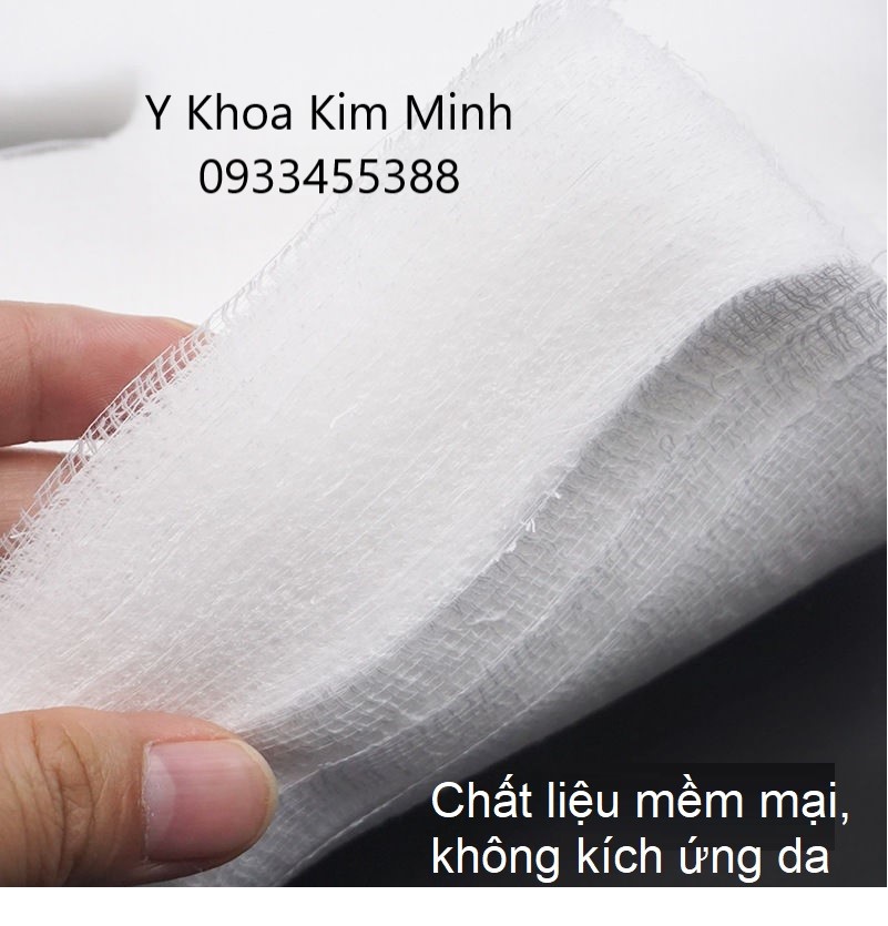 Chất liệu mặt nạ gạc lưới dùng cho vùng cổ mặt