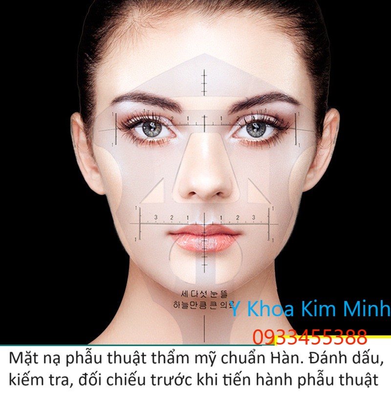 Mặt nạ phẫu thuật, khung định hình khuôn mặt trước khi tiến hành phẫu thuật thẩm mỹ