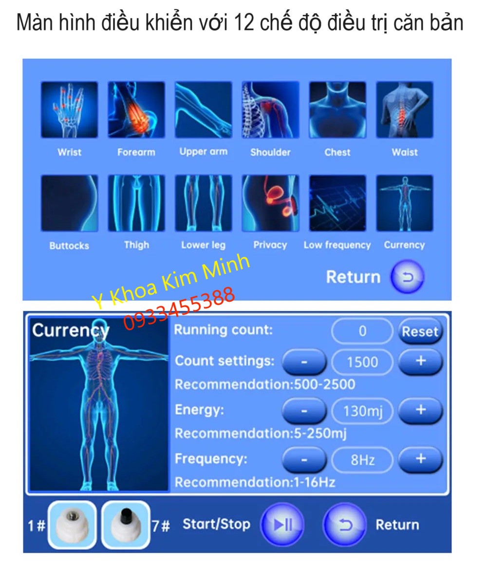Màn hình làm việc máy xung kích T43