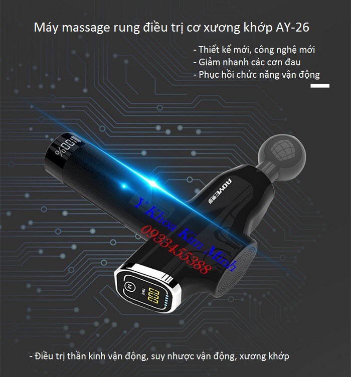 Máy massage chuyên điều trị thần kinh vận động, cơ xương khớp dùng cho bác sĩ, nhà vật lý trị liệu AY-26 - Y khoa Kim Minh