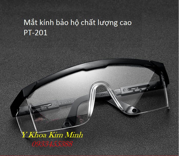 Kính bảo hộ mắt cho nhân viên y tế PT-201 bán tại Tp Hồ Chí Minh - Y Khoa Kim Minh