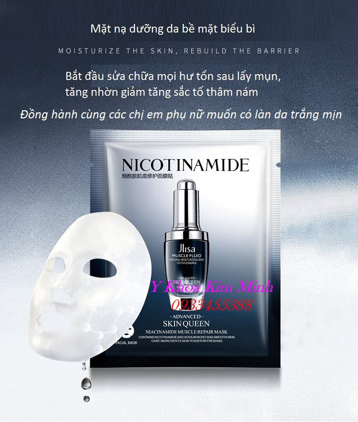 Mặt nạ dưỡng thâm trị nám Nicotinamide bán giá sỉ tại Tp Hồ Chí Minh - Y Khoa Kim Minh