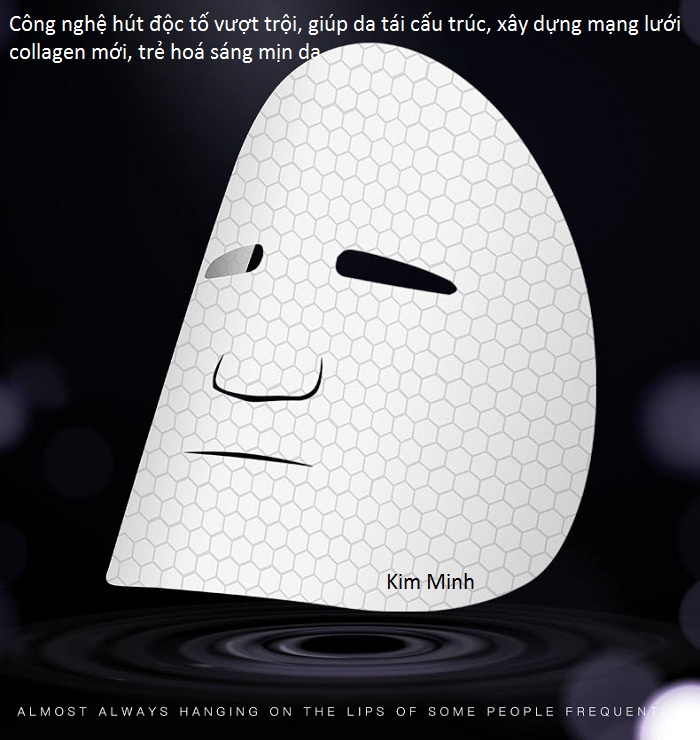 Sử dụng mặt nạ nam châm hút độc tố công nghệ nano giúp làm sạch da hơn, trẻ hoá sáng da hơn - Y khoa Kim Minh