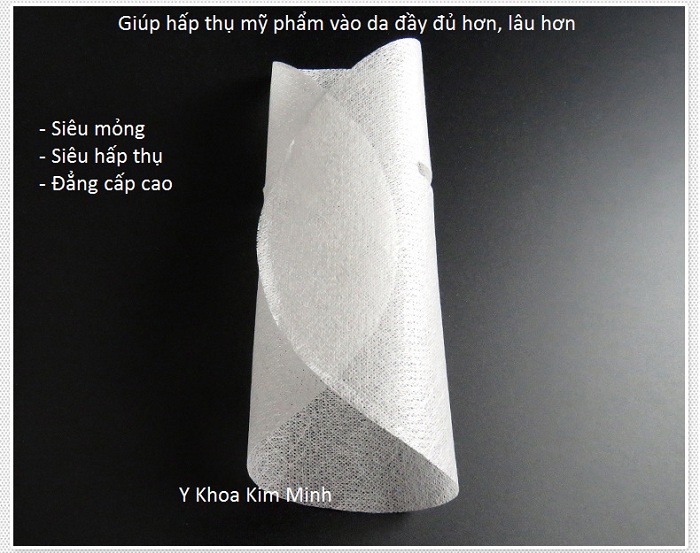 Một loại mặt nạ lụa siêu mỏng, siêu nhẹ, siêu dẻo dai - Y khoa Kim Minh Dùng mặt nạ lụa đắp mặt nạ chăm sóc da giúp dinh dưỡng hấp thụ đầy đủ hơn - Y Khoa Kim Minh