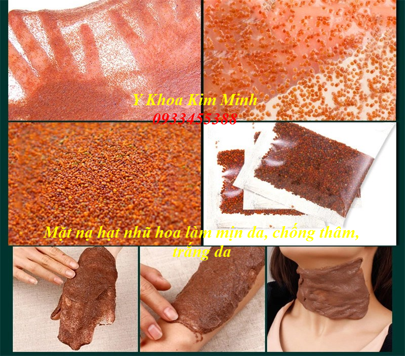 Công dụng của mặt nạ hạt ngũ hoa chống nhăn làm mịn da - Y Khoa Kim Minh