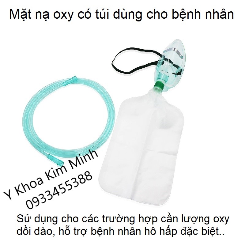Mặt nạ thở oxy có túi bán ở TP.HCM