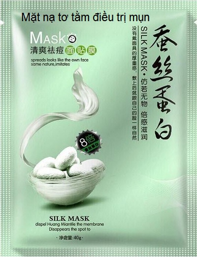 Mặt nạ tơ tằm điều trị mụn Silk Mask - Y Khoa Kim Minh 0933455388