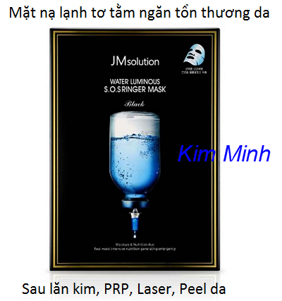 Mặt nạ tơ tằm lạnh JM Solution Mask sử dụng làm dịu da sau lăn kim, bắn laser, peel thay da, PRP - Y khoa Kim Minh