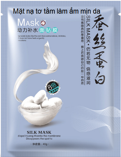Mặt nạ đắp mặt sợi tơ tằm Silk Mask giữ ẩm mịn da - Y Khoa Kim Minh 0933455388