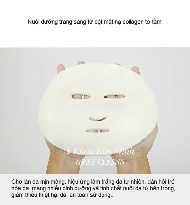 Làm mat na lam trang da nhanh tu bot dap mat na collagen to tam - Y Khoa Kim Minh 0933455388