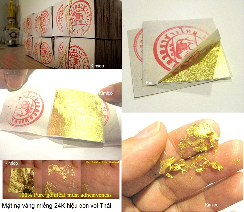 Mat na vang mieng nhan hieu con voi 24K nhap khau thai Lan boi Y Khoa Kim Minh tp hochiminh