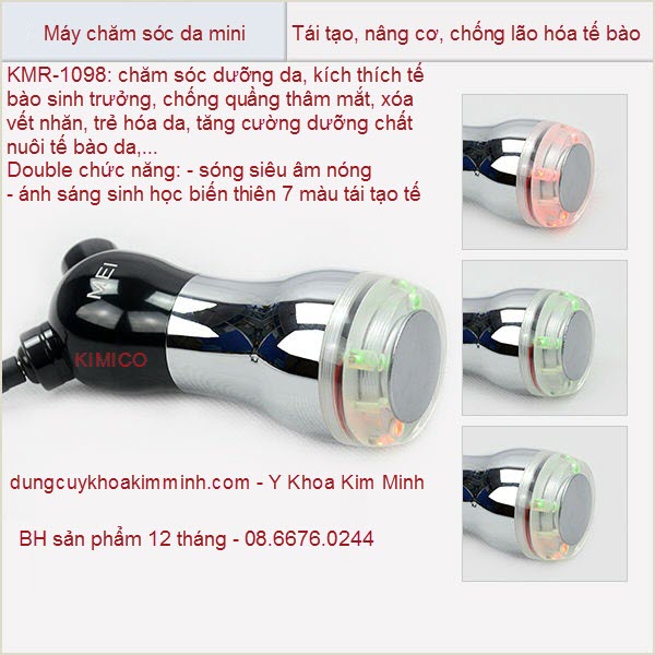 may duong da mini xóa nhăn chống thâm quầng mắt sử dụng serum KMR1098 Y Khoa Kim Minh