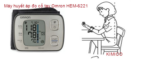 May huyet ap co tay Omron Hem-6221