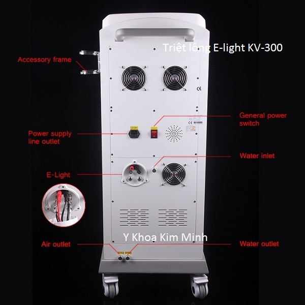 Máy triệt lông lạnh công nghệ IPL + RF Y Khoa Kim Minh