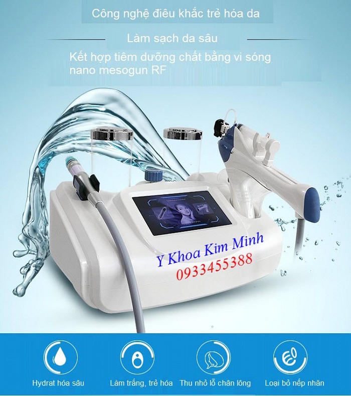 Máy mesogun nano RF Hydra Peel da KM-429 - Y Khoa Kim Minh