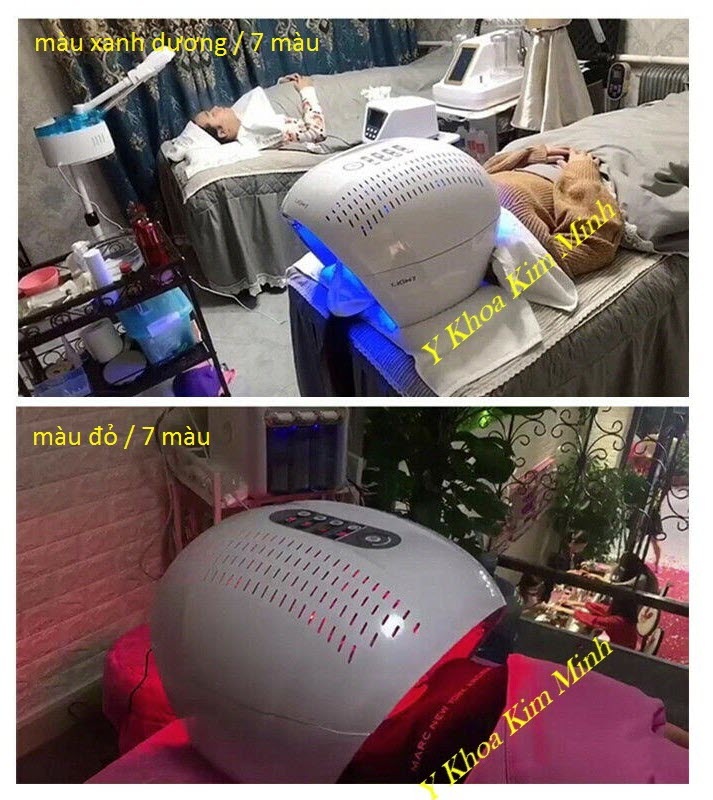 Máy ánh sáng sinh học Hàn Quốc 7 màu dưỡng trắng và trị nám da - Y Khoa Kim Minh