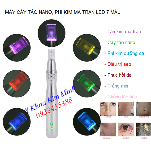 Máy cấy tảo nano - Y khoa Kim Minh Máy cấy tảo nano led 7 màu - Y Khoa Kim Minh 0933455388