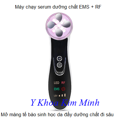 Máy chạy dưỡng chất serum HA làm trắng da EMS RF - Y kkhoa Kim Minh