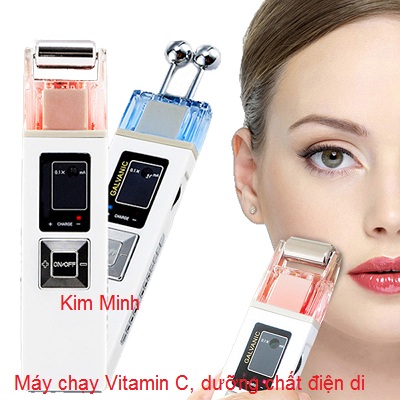 May dien di galvanic chay vitamin C, duong chat mini Kim Minh ban tai tp hochiminh