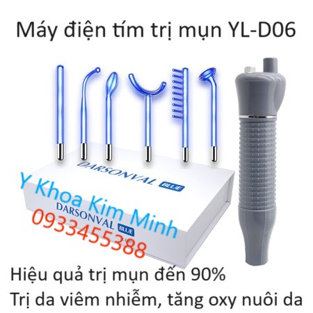 Máy điện tím điều trị da mụn, da dầu, da viêm dị ứng, 7 đầu bán ở Y khoa Kim Minh