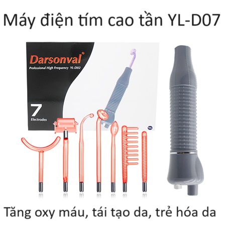 Bộ máy điện tím 7 đầu YL-D07 ánh sáng đỏ hồng ngoại