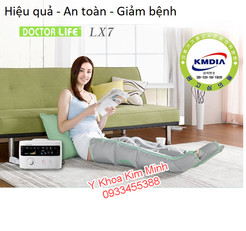 Máy điều trị chữa bệnh giãn tĩnh mạch chi Hàn Quôc Doctor Life LX7
