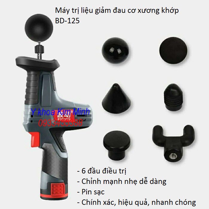 Máy massage điều trị đau khớp, cột sống, điều trị giảm đau viêm thần kinh BD-125 - Y khoa Kim Minh