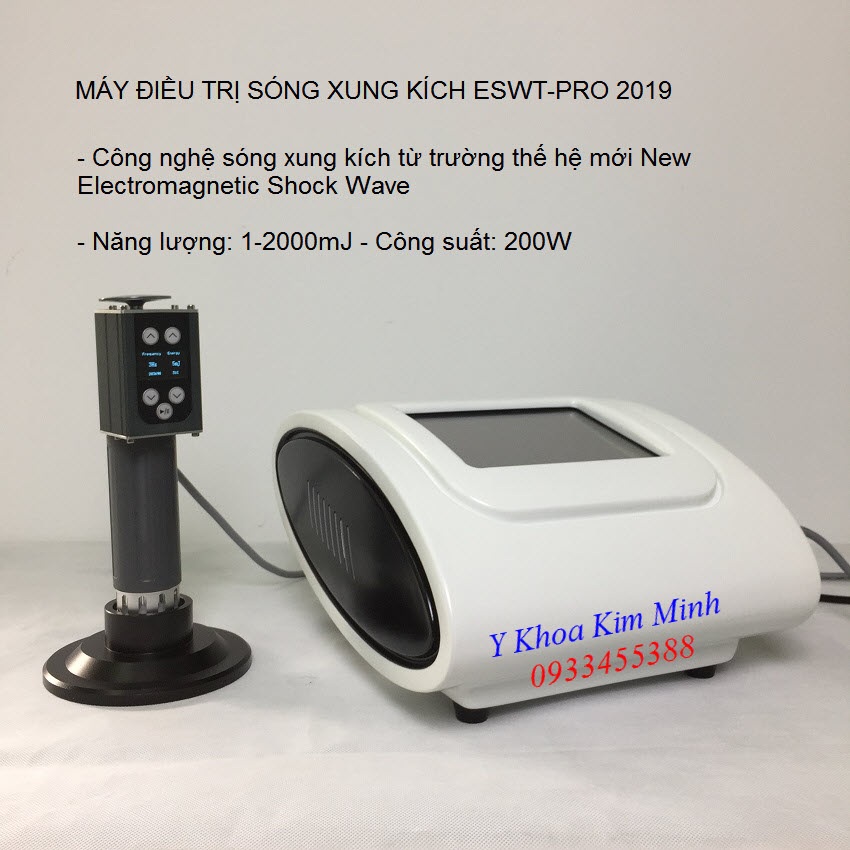 Máy điều trị sóng xung kích Shock Wave thế hệ mới ESWT-Pro - Y Khoa Kim Minh Máy điều trị sóng xung kích shock wave ESWT-Pro - Y Khoa Kim Minh 0933455388