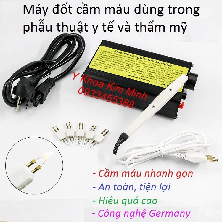 Máy đốt cầm máu dùng trong phẫu thuật thẩm mỹ mắt