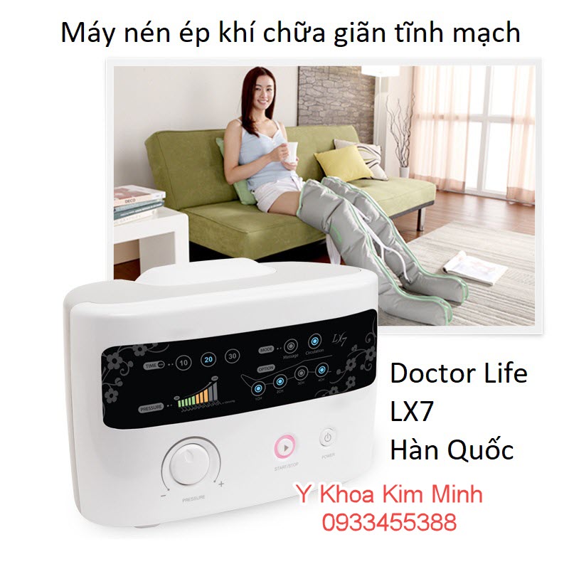 Máy ép nén khí chữa bệnh giãn tĩnh mạch Doctor Life LX7