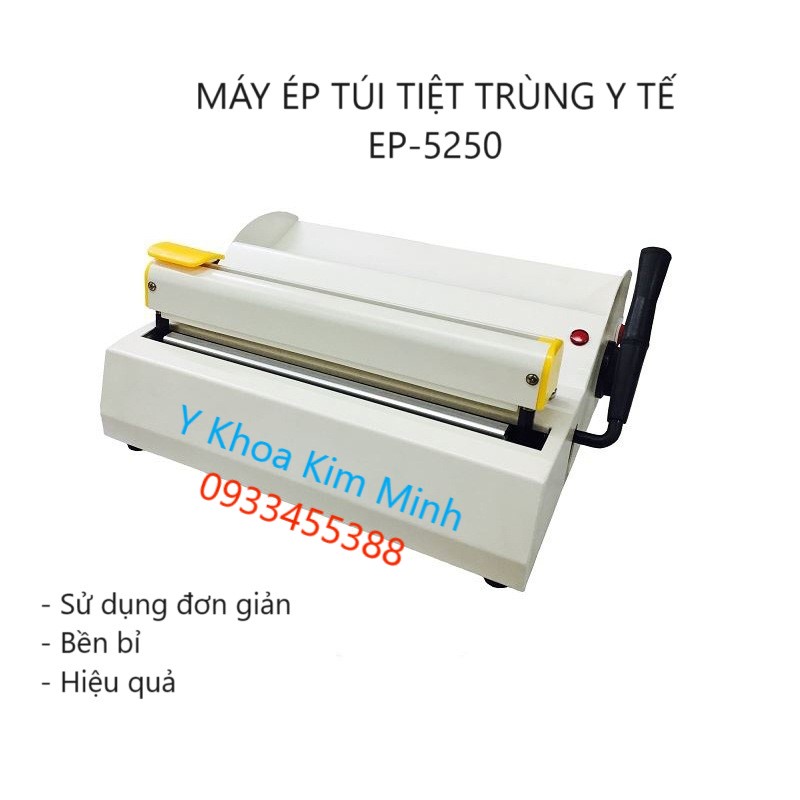 Máy ép túi hấp tiệt trùng y tế dùng cho phòng khám, bệnh viện, thẩm mỹ