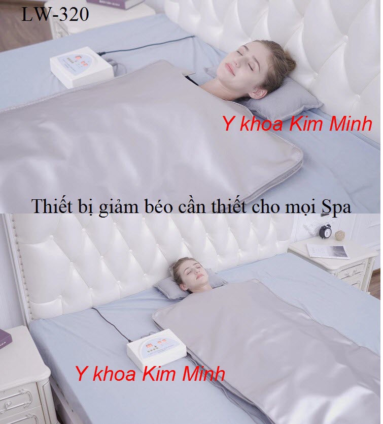 Máy đốt mỡ giảm béo, thảm giảm béo 2 mặt LW-320