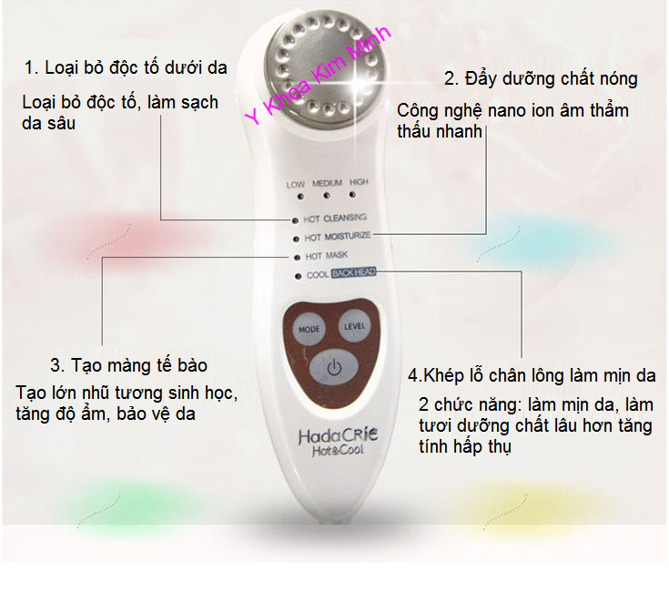 B&aacute;n M&aacute;y chăm s&oacute;c da Hitachi CM-N2000 Nhật Bản Y Khoa Kim Minh