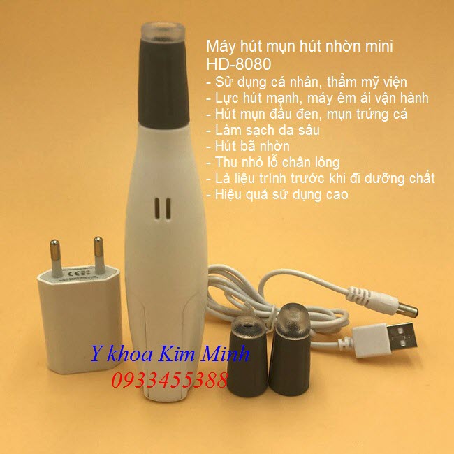 Máy hút mụn mini cá nhân HD-8080 Hàn Quốc - Y khoa Kim Minh 0933455388