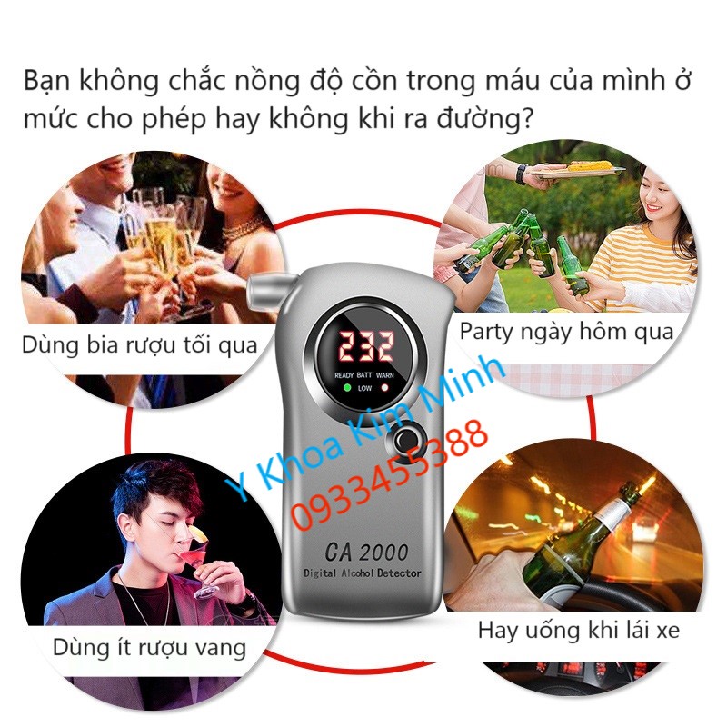Máy kiểm tra nồng độ cồn trong hơi thở bán ở Tp.HCM