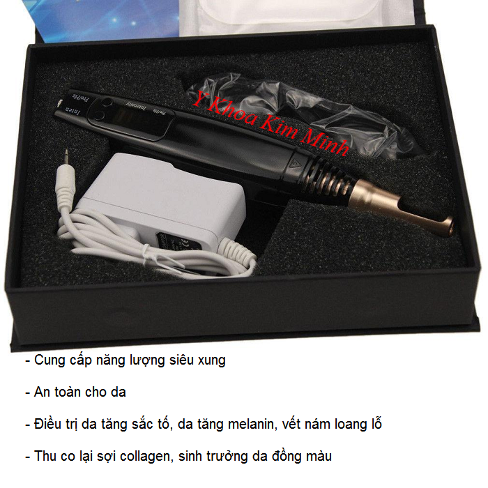 May dieu tri da tang sac to, may laser mini - Y Khoa Kim Minh