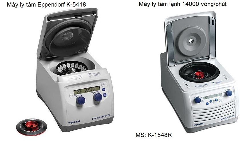 Máy li tâm lạnh hãng Eppendorf 5418 Y khoa Kim Minh nhập khẩu phân phối trực tiếp
